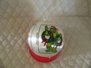 Vintage Teenage Mutant Ninja Turtle Satin Ornament 1990