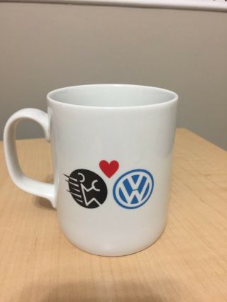 Rare Volkswagen Mug Vw Coffee Tea Passat Wagon Usa Today Vtg.  Collectable