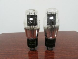 Sylvania 2a3 Perforated Plates Spring Top Vacuum Tubes (bjr7008)
