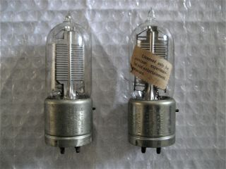 2 X Western Electric Vt - 1 203a Signal Corps Triodes