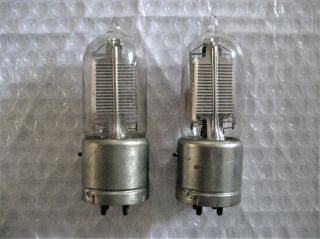 2 x Western Electric VT - 1 203A Signal Corps Triodes 2