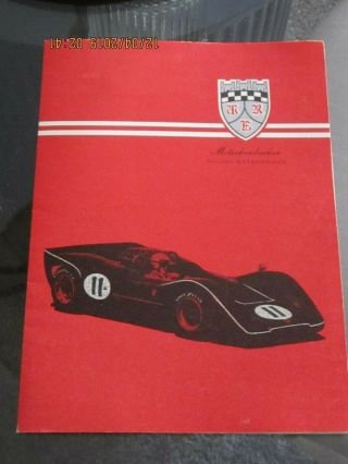 Lothar Motschenbacher Racing Ent. ,  Brochure - 1969 - Mclaren Distributor