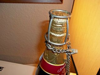 Vintage Champagne Wine Bottle Lock Stopper With Lock And Keys