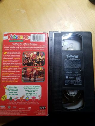 Kidsongs - We Wish You a Merry Christmas (VHS,  DVD) EUC RARE HTF Vintage 2