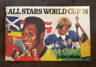 1978 World Cup All Stars Golden Wonder.  Album And Cards.
