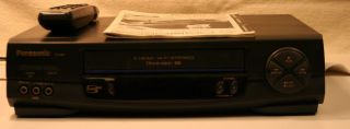 Panasonic Pv - 9451 Vhs Vcr,  1 Owner,  Well,  W/remote,  Cables,