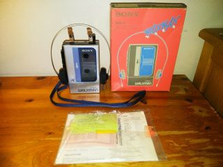 Vintage Sony Walkman Wm - 8 Personal Cassette Player