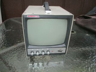 Vtg 1978 Sanyo Ademco Vm4209 Crt Tv Video Security Monitor Apple Parts Repair