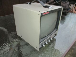 VTG 1978 Sanyo Ademco VM4209 CRT TV Video Security Monitor Apple Parts Repair 2