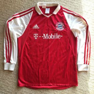 Bayern Munchen Fc Football Shirt - Retro Vintage - Kids Size - Long Sleeves