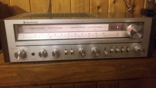 Vintage Kenwood Kr - 6050 Stereo Receiver Looks And Great