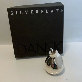 Vintage Dansk Designs Modern Silver Plated Cat W/box