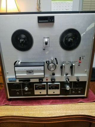 Vintage Akai Gx220d Reel To Reel Tape Recorder Deck Gx