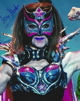 Sexy Star Dulce Garcia Signed 8x10 Photo Aaa Lucha Libre Underground Autograph 3