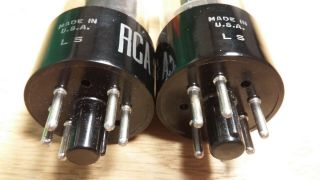 Matched RCA 6V6GT NOS NIB Black Plate 1960 Vacuum Tubes 3