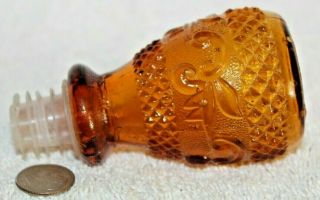 Vintage Amber Bottle Stopper For Liquor Decanter