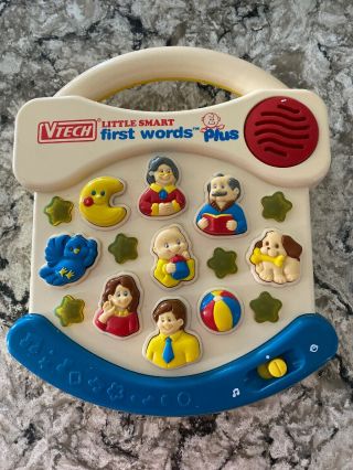 (vintage) Vtech Little Smart First Words Plus Learning Toy -