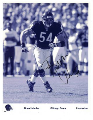Chicago Bears Brian Urlacher Signed Autographed 8x10 Photo Hof