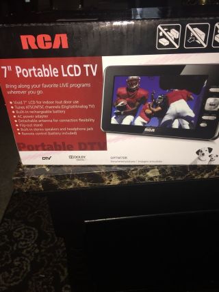 Rca 7 Inch Portable Lcd Tv With Portable Tv Ac Adapter