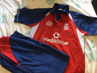Vintage England Cricket Kit Age 11 - 12 Vgc