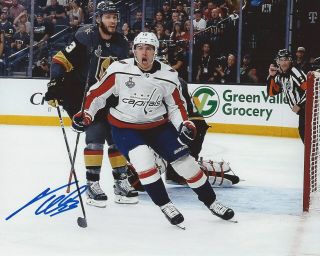 Jakub Vrana Signed 8x10 Photo Stanley Cup Washington Capitals Autographed