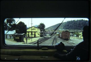 Osld Slide Track Car View Station & Siding At Fundao Brazil 8/13/81
