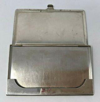 Vintage Reed & Barton 689 Silverplated Business Credit Debit Card Case Holder 3