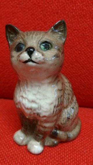 Fantastic Vintage Early Beswick England Persian Kitten Cat Perfect