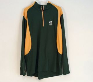 Colorado State Rams Men’s Sz Xl Antigua 1/4 Zip Polyester Pullover Jacket Top