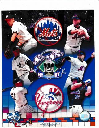 2000 Yankees Mets Subway Series 2000 8x10 Collage World Series Licensed Photo
