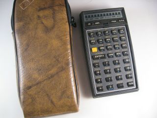 Hp 41 Hewlett Packard Hp 41c Scientific Calculator With Case And Batteries
