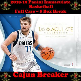Los Angeles Clippers Full Case 5box Live Break - 2018/19 Immaculate Basketball