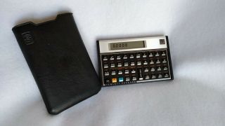 Hewlett Packard Hp 11c Scientific Calculator W/case