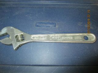 Vintage Craftsman.  8 Inch Adjustable Crescent Wrench