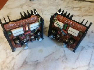 Realistic Sta - 2100 Main Amp Boards And Heat Sinks