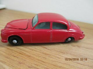 Vintage Matchbox Lesney Red Jaguar 3.  4 Litre No.  65