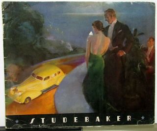 1936 Studebaker Dictator & President Prestige Color Sales Brochure