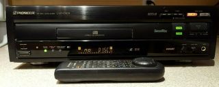 Pioneer Laserdisc Player Cld - D505 W Remote/power Cord.  Tested/works