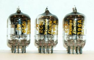 2c51 / 396a: (3) Nos Western Electric Vacuum Tube - Tests Very Good