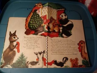 .  vintage Christmas at the little Zoo children ' s book in 3