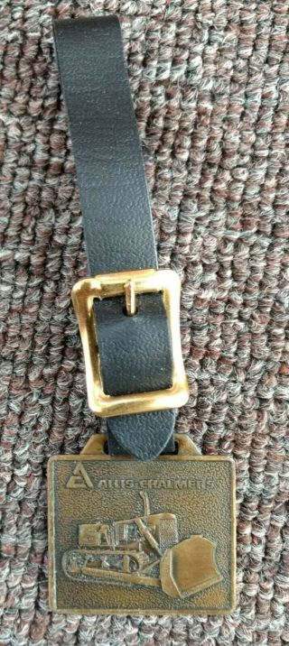 Vintage Allis - Chalmers Equipment Brass Watch Fob.