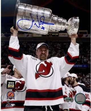 Joe Nieuwendyk Signed 2003 Stanley Cup 8x10 Photo Steiner Sports Certified