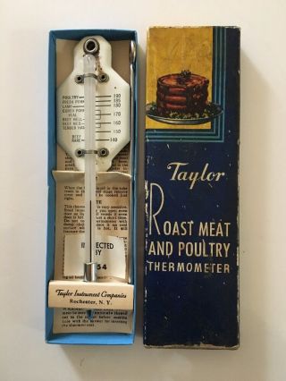 Taylor Roast Meat And Poultry Thermometer Vintage