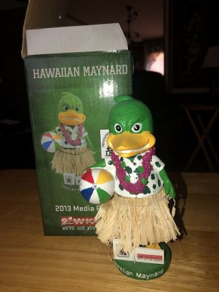 2013 Hawaiian Maynard Minor League Bobblehead - Madison Mallards