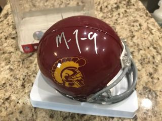 Marqise Lee Usc Trojans Hand Signed Riddell Mini Helmet Jacksonville Jaguars