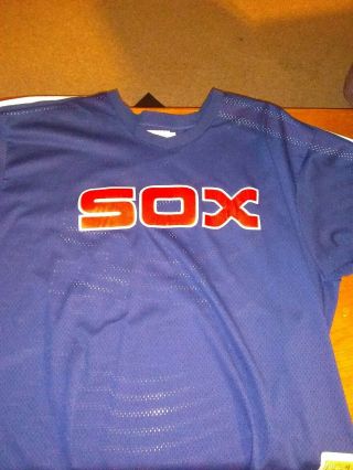 Mitchell & Ness Carlton Fisk Chicago White Sox Baseball Jersey Size Xxxl