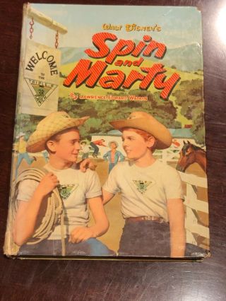 Vintage 1956 Walt Disney’s Spin And Marty By Lawrence Edward Watkin Book P/o