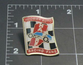 Harf Hoosier Auto Racing Fans Pin