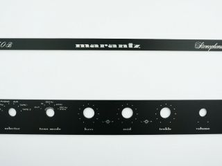 Marantz 2250 B 2250B Receiver Front Panel Faceplate (Face Plate) Black 3