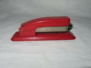 Vintage Red Metal Swingline Cub Stapler 5 1/4 
